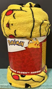 POKEMON Super Plush Throw Blanket 46" x 60" - NEW - Picture 1 of 6