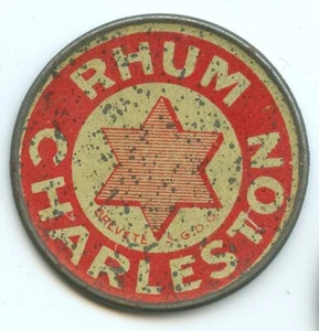 Briefmarke Münze Paris Rum Charleston 5 Centimes Grün - Bild 1 von 2