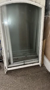 Victorian antique reclaimed sash glass window panel - Picture 1 of 8
