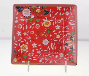 Wedgwood Wonderlust Crimson Jewel Square Tray - Ex display - Picture 1 of 3