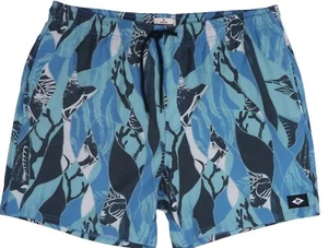 NEW Rip Curl Party Pack 16" Volley Boardshort Blue Yonder XL 36 38 ELASTIC SHORT - Picture 1 of 10