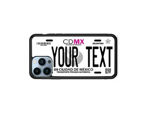 PHONE CASE MEXICO PLACA BUMPER/ Cases CD MX /CIUDAD DE MEXICO/ SAMSUNG-IPHONE - Picture 1 of 7