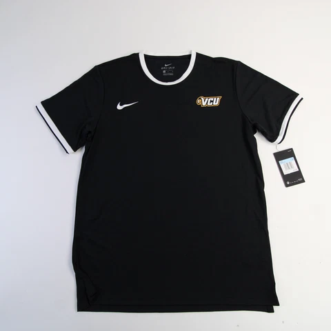 VCU Rams Nike Dri-Fit Short Sleeve Shirt Men's Black/White New Cover