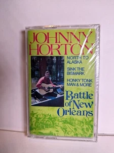 NEW SEALED, JOHNNY HORTON "Battle Of New Orleans 1981 Audio Cassette Bt 22528 - Picture 1 of 2
