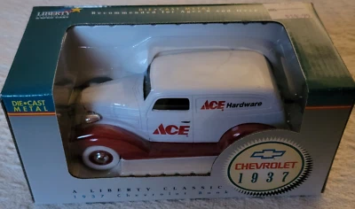 Liberty Classic 1937 Chevrolet Panel Truck Bank ACE Hardware Diecast Replica NIB - Image 1 of 4