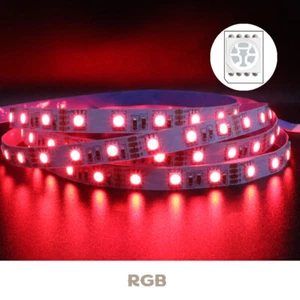 5M LED Streifen Stripe RGB 5050 SMD Band Wasserdicht TV Hintergrundbeleuchtung - Bild 1 von 8