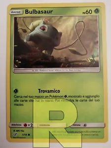 Bulbasaur ® Detective Pikachu 1/18 ® Holo Foil ® Pokemon ® Italiano - Picture 1 of 1