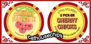 Cherry Patch 2 AMARGOSA JUNCTION Legal Nevada Brothel Collectors Chip - Picture 1 of 3