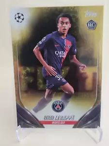 2023-24 TOPPS UEFA CLUB WETTBEWERBE ETHAN MBAPPE RC STARBALL #91 PSG - Bild 1 von 2
