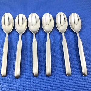 JA Henckels SYNERGY 18/10 Stainless China 7 1/2" - 6 Oval Soup Spoons - Picture 1 of 6