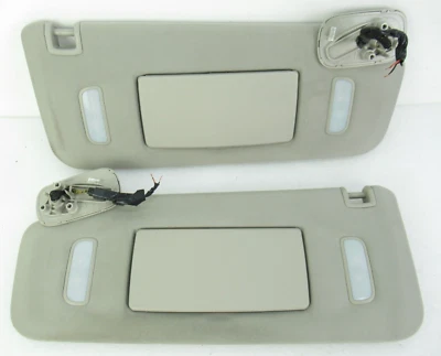 CHEVY GMC SUBURBAN YUKON TAHOE SILVERADO SIERRA LEFT RIGHT SUN VISOR SET 07-14 - Image 1 of 4