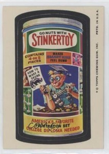 1974 Topps Wacky Packages Series 11 Stinkertoy 0t1f