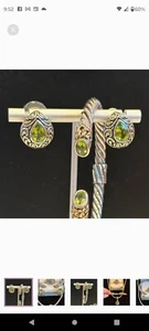 Samuel B Retired Bracelet And Earrings - Picture 1 of 6