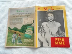 1959 V.M.I. vs. PENN STATE NITTANY LIONS FOOTBALL POGRAM - Picture 1 of 5