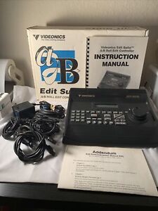 Videonics AB-1 Edit Suite A/B Roll Edit Controller Video Editor COMPLETE In BOX