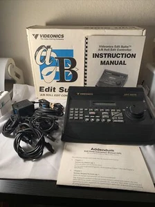 Videonics AB-1 Edit Suite A/B Roll Edit Controller Video Editor COMPLETE In BOX - Picture 1 of 20