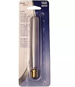 Tubular Frosted 40W 120V T6.5 Intermediate Base Appliance Bulb LONG LIFE 2000 Hr - Picture 1 of 2