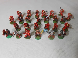 GW WH40K Marines Espaciales x26 plástico pintado y metal - Imagen 1 de 3