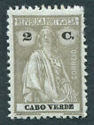 CAPE VERDE ISLANDS 1926 2c drab SG224 mint MH FG Ceres PERF 12x11.5 #B03