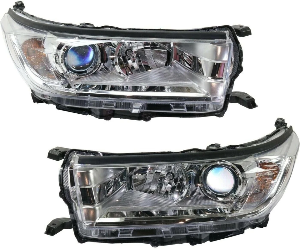 For 2017-2019 Toyota Highlander LE XLE SE Limited Projector Headlights Headlamps - Imagem 1 de 4