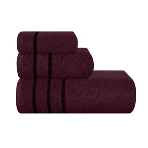 Ultra Soft 3 Pack Cotton Towel Set, Contains a Bath Towel 28x55 inch, a Hand ... - Picture 1 of 6