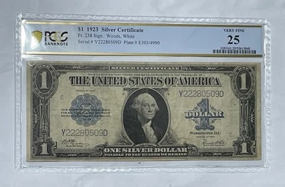 U.S. - Series of 1923 $1.00 Silver Certificate (PCGS Very Fine 25) - Image 1 of 2