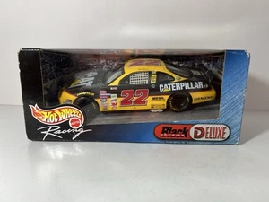 Hot Wheels Racing Ward Burton #22 Caterpillar Grand Prix Black Chrome Deluxe E1 - Picture 1 of 20