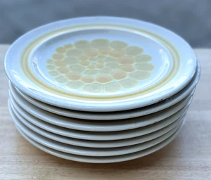 Franciscan Sundance Vintage Set 7 Salatteller 8,5" Retro Steingut 103-73 USA - Bild 1 von 7