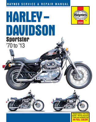 Manual de reparación Haynes 2534 Harley-Davidson Sportster XL,XLH,XLCH,XLS,XLX M2534 Foto 1 de 4