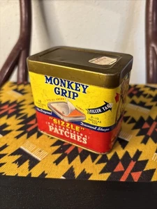 Vintage Monkey Grip Sizzle Vulcanizing Patch Dose mit 5x Patches Look 👀 - Bild 1 von 5
