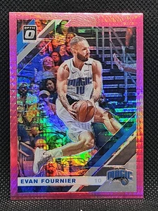 2019-20 Donruss Optic Evan Fournier Orlando Magic Hyper Pink Prizm Card - Picture 1 of 2
