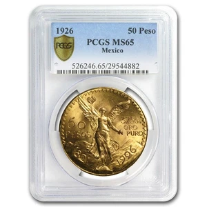1926 Mexico Gold 50 Pesos MS-65 PCGS - Picture 1 of 3
