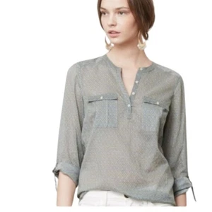 Anthropologie Holding Horses Damenbluse 2 Tulipane halbtransparent - Bild 1 von 13