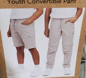 Pantalón Convertible Eddie Bauer Gris Niños Jóvenes Talla M 10/12 Nuevo Con Etiquetas - Imagen 1 de 11