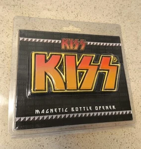 KISS CLASSIC LOGO MAGNETIC BOTTLE OPENER OFFIALLY LICENSED BRAND NEW - Picture 1 of 4