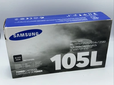 New Sealed! MLT-D105L XAA 105L Original Samsung High-Yield Toner Cartridge Black - Image 1 of 4