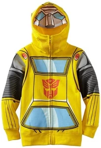 Transformers Boy's 2-7 Tranformers Bumblebee Costume Hoodie, Yellow, 3T - Picture 1 of 7