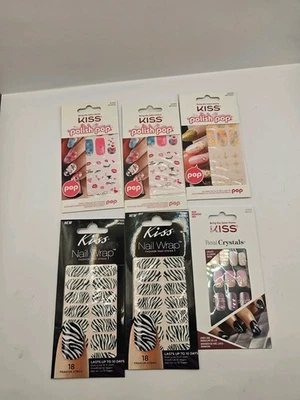 Paquete de arte en uñas Kiss 3D, 6 paquetes Foto 1 de 4
