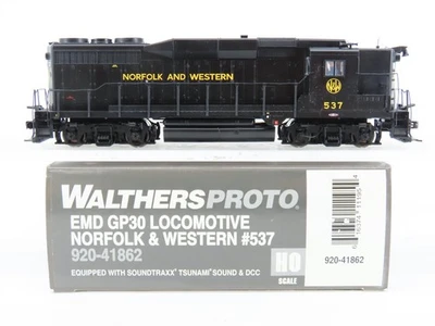HO Walthers Proto 920-41862 N&W Norfolk & Western GP30 Diesel #537 w/DCC & Sound - Image 1 of 4