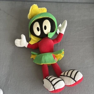 Looney Tunes Marvin der Marsianer Plüsch 2011 sechs Flaggen Retro 13 Zoll - Bild 1 von 6