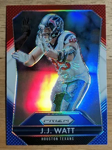 2015 Panini Prizm Prizms Rosso Bianco e Blu #99 J.J. Watt - Foto 1 di 2