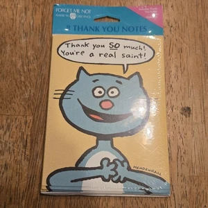 Notas de agradecimiento de colección Cat Forget Me Not - Imagen 1 de 2