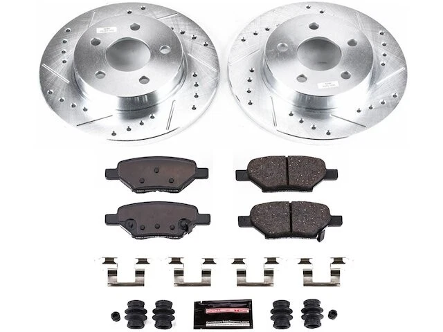Rear Brake Pad and Rotor Kit For 2007-2010 Pontiac G5 2008 2009 RY658PX Foto 1 de 1