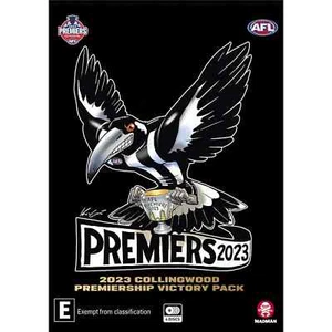 AFL Premiers 2023 Collingwood Magpies Victory Pack (DVD) 4 disc - New/Sealed R4! - Picture 1 of 1