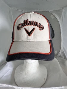 Callaway Hat Golf Baseball New Gray Orange Cap Adjustable - Picture 1 of 5