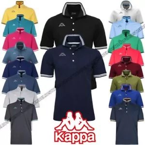KAPPA Logo Malta 5 Mss Men's Pole Piqué Cotton T-Shirt Regular 302MX50 - Picture 1 of 32
