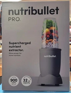 Nutribullet Pro 900 Watts 32-Oz Nutrient Extractor Blender in Gray - Brand New! - Picture 1 of 2