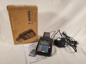 Hypercom T7Plus Credit Card Terminal with Built-in Printer & Power Supply - Picture 1 of 11