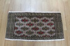 Old Handmade Persian Tribal Rug 95 x 46 cm Hand Knotted Oriental Wool Rug