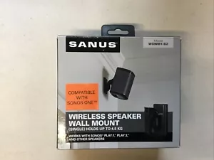 Sanus Wandhalter WSWM1-B2 Schwarz Für Sonos Play1/One - Bild 1 von 2